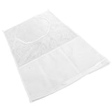 White Thickened Laundry Storage Bag WallMounted Toys Net Bag for Bathroom Laundry(with Grid )