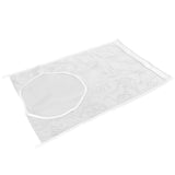 White Thickened Laundry Storage Bag WallMounted Toys Net Bag for Bathroom Laundry(Without Grid )