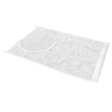 White Thickened Laundry Storage Bag WallMounted Toys Net Bag for Bathroom Laundry(Without Grid )