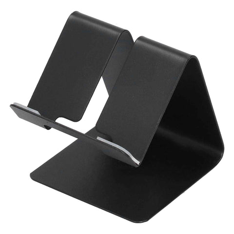 Cell Phone Holder Aluminum Alloy Lightweight and Portable Desk Phone Stand for Mobile Phones and TabletsBlack In Australia - Darrahopens