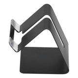 Cell Phone Holder Aluminum Alloy Lightweight and Portable Desk Phone Stand for Mobile Phones and TabletsBlack In Australia - Darrahopens