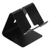 Cell Phone Holder Aluminum Alloy Lightweight and Portable Desk Phone Stand for Mobile Phones and TabletsBlack In Australia - Darrahopens