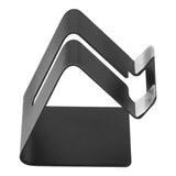 Cell Phone Holder Aluminum Alloy Lightweight and Portable Desk Phone Stand for Mobile Phones and TabletsBlack In Australia - Darrahopens