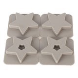 DIY Silicone Mold Reusable Car Pendant Decorative Wax Mold for Home Kitchen Handcraft Shop5‑Pointed Star