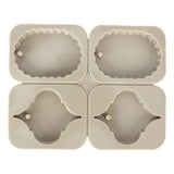 DIY Silicone Mold Reusable Car Pendant Decorative Wax Mold for Home Kitchen Handcraft ShopPeach Heart