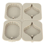 DIY Silicone Mold Reusable Car Pendant Decorative Wax Mold for Home Kitchen Handcraft ShopPeach Heart