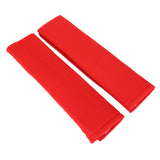 2PCS Seatbelt Pad Car Safety Belt Pad Shoulder Pad Soft Comfortable Belt Strap for Adult ChildrenRed