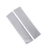 2PCS Seatbelt Pad Car Safety Belt Pad Shoulder Pad Soft Comfortable Belt Strap for Adult ChildrenGrey