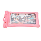 TPU Universal Floating Waterproof Phone Bag Pouch Cover with Lanyard for Below 7.2‑inch PhonePink In Australia - Darrahopens