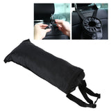 Multifunctional Car Waste Bin Garbage Bag Back Seat Hanging Storage Bag Travel Organizer HolderBlack