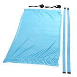 Yoga Hammock Handstand Split Leg Stretchable Training Portable Elastic Aerial Hammock for HomeSky Blue