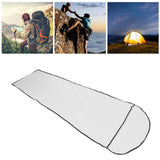 Sleeping Bag Liner Ultralight Multifunctional Elastic Sleeping Sack Liner for Outdoor CampingWhite