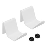 2pcs Game Controller Stand White Acrylic Durable Gamepad Holder with Wire Clamp for Gamepad Headphone Organizing In Australia - Darrahopens