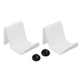 2pcs Game Controller Stand White Acrylic Durable Gamepad Holder with Wire Clamp for Gamepad Headphone Organizing In Australia - Darrahopens