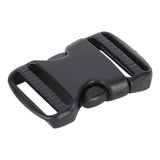 5Pcs Quick Release Buckle Plastic Dual Adjustable Strap Buckles Replacement DIY Craft for Backpack BlackFor 20mm Width Strap