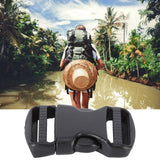 5Pcs Quick Release Buckle Plastic Dual Adjustable Strap Buckles Replacement DIY Craft for Backpack BlackFor 20mm Width Strap