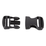 5Pcs Quick Release Buckle Plastic Dual Adjustable Strap Buckles Replacement DIY Craft for Backpack BlackFor 25mm Width Strap