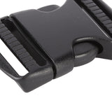 5Pcs Quick Release Buckle Plastic Dual Adjustable Strap Buckles Replacement DIY Craft for Backpack BlackFor 25mm Width Strap