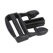 5Pcs Quick Release Buckle Plastic Dual Adjustable Strap Buckles Replacement DIY Craft for Backpack BlackFor 25mm Width Strap