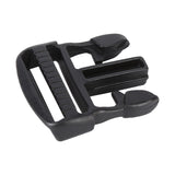5Pcs Quick Release Buckle Plastic Dual Adjustable Strap Buckles Replacement DIY Craft for Backpack BlackFor 25mm Width Strap