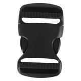 5Pcs Quick Release Buckle Plastic Dual Adjustable Strap Buckles Replacement DIY Craft for Backpack BlackFor 32mm Width Strap