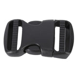 5Pcs Quick Release Buckle Plastic Dual Adjustable Strap Buckles Replacement DIY Craft for Backpack BlackFor 32mm Width Strap