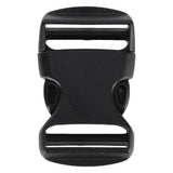 5Pcs Quick Release Buckle Plastic Dual Adjustable Strap Buckles Replacement DIY Craft for Backpack BlackFor 32mm Width Strap