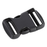 5Pcs Quick Release Buckle Plastic Dual Adjustable Strap Buckles Replacement DIY Craft for Backpack BlackFor 32mm Width Strap