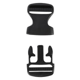 5Pcs Quick Release Buckle Plastic Dual Adjustable Strap Buckles Replacement DIY Craft for Backpack BlackFor 32mm Width Strap