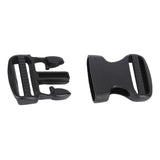 5Pcs Quick Release Buckle Plastic Dual Adjustable Strap Buckles Replacement DIY Craft for Backpack BlackFor 32mm Width Strap