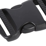 5Pcs Quick Release Buckle Plastic Dual Adjustable Strap Buckles Replacement DIY Craft for Backpack BlackFor 32mm Width Strap