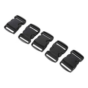 5Pcs Quick Release Buckle Plastic Dual Adjustable Strap Buckles Replacement DIY Craft for Backpack BlackFor 38mm Width Strap In Australia - Darrahopens