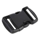 5Pcs Quick Release Buckle Plastic Dual Adjustable Strap Buckles Replacement DIY Craft for Backpack BlackFor 38mm Width Strap In Australia - Darrahopens