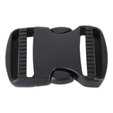 5Pcs Quick Release Buckle Plastic Dual Adjustable Strap Buckles Replacement DIY Craft for Backpack BlackFor 50mm Width Strap In Australia - Darrahopens