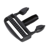 5Pcs Quick Release Buckle Plastic Dual Adjustable Strap Buckles Replacement DIY Craft for Backpack BlackFor 50mm Width Strap