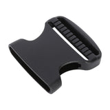 5Pcs Quick Release Buckle Plastic Dual Adjustable Strap Buckles Replacement DIY Craft for Backpack BlackFor 50mm Width Strap