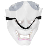 Halloween Festival Costume Horrible Mask Decorative Cosplay Makeup Props for Women MenWhite