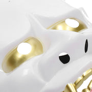 Halloween Festival Costume Horrible Mask Decorative Cosplay Makeup Props for Women MenWhite