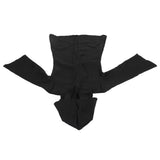 Halloween Hooded Black Cape Unisex Long Cloak Cosplay Dress Clothing Costume Party for AdultM
