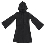 Halloween Hooded Black Cape Unisex Long Cloak Cosplay Dress Clothing Costume Party for AdultL In Australia - Darrahopens