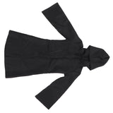 Halloween Hooded Black Cape Unisex Long Cloak Cosplay Dress Clothing Costume Party for AdultL