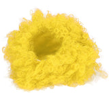 Adult Innovative Color Party Wig Halloween Interesting Headgear for Circus Troup FootballYellow