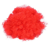 Adult Innovative Color Party Wig Halloween Interesting Headgear for Circus Troup FootballRed In Australia - Darrahopens