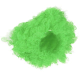 Adult Innovative Color Party Wig Halloween Interesting Headgear for Circus Troup FootballGreen