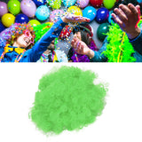 Adult Innovative Color Party Wig Halloween Interesting Headgear for Circus Troup FootballGreen