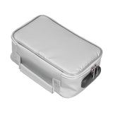 Certificate Storage Bag with Lock Waterproof Fireproof Document Bag File Organizer Bag Passport Money Storage CaseSilver In Australia - Darrahopens