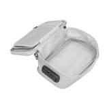 Certificate Storage Bag with Lock Waterproof Fireproof Document Bag File Organizer Bag Passport Money Storage CaseSilver