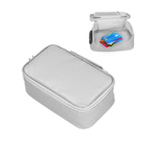 Certificate Storage Bag with Lock Waterproof Fireproof Document Bag File Organizer Bag Passport Money Storage CaseSilver