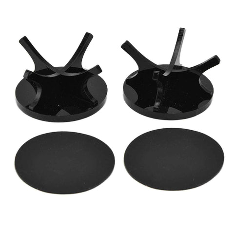 2Pcs Golf Ball Rack High Stability Strong Firmness Simple Baseball Display StandBlack 2 Pieces