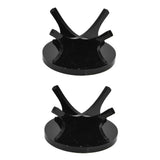 2Pcs Golf Ball Rack High Stability Strong Firmness Simple Baseball Display StandBlack 2 Pieces